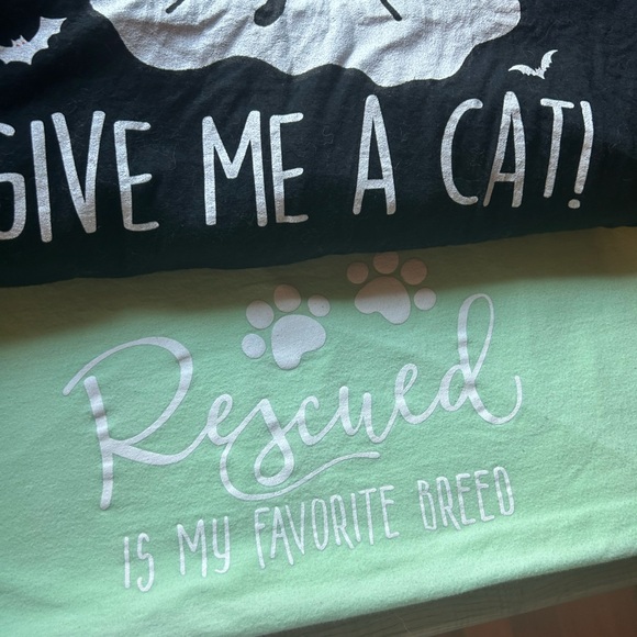 Colorful Cat Graphic T-Shirts and Sweatshirt - Picture 15 of 16